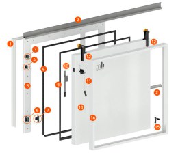  противопожарная дверь-схема ПрофХолод